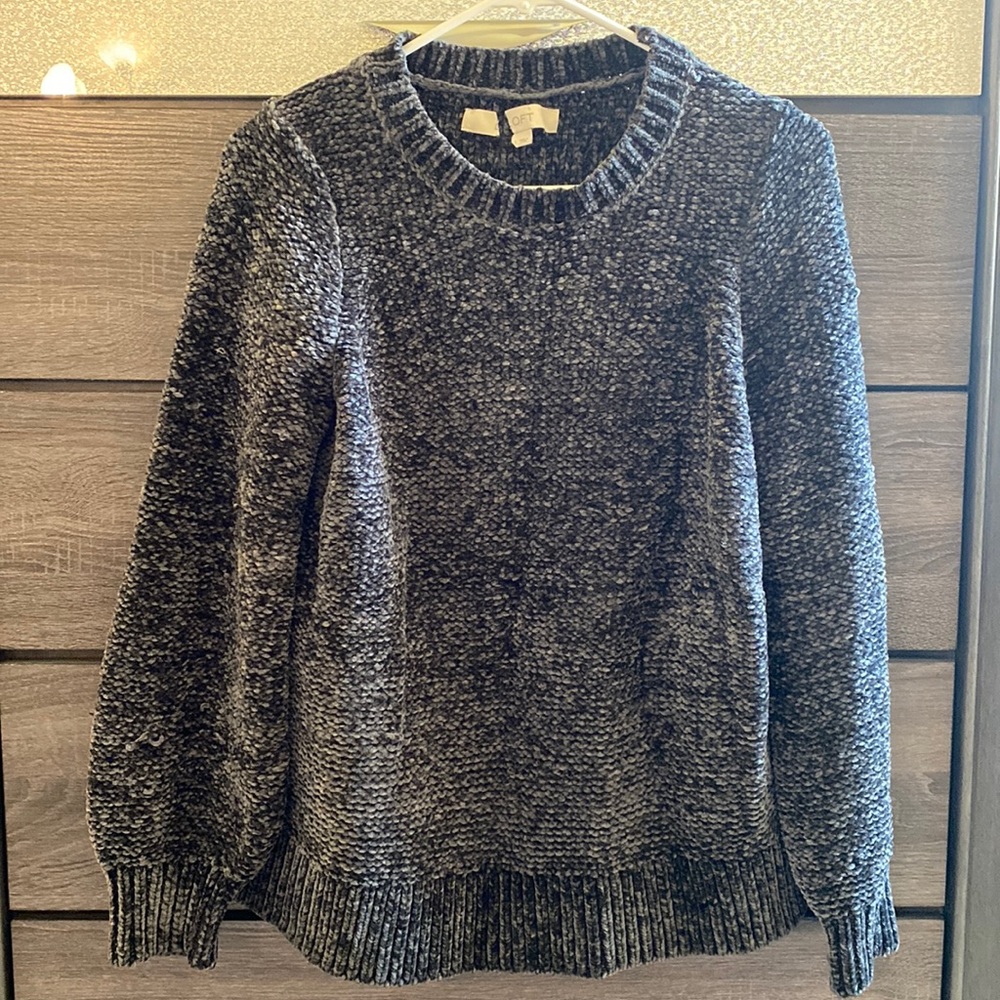Loft Dark Gray Sweater Size L